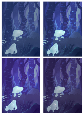 Slime Trail: Colour Tests